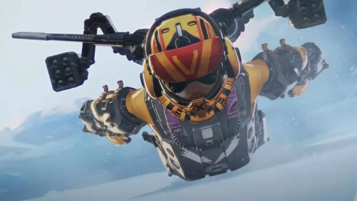 Apex Legends Valk flying