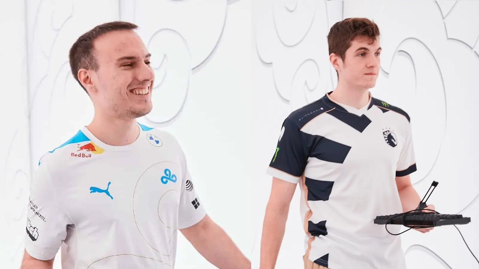 Perkz and Alphari at Worlds 2021