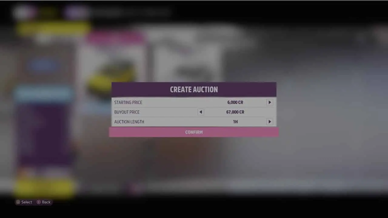 How to sell cars forza horizon 5