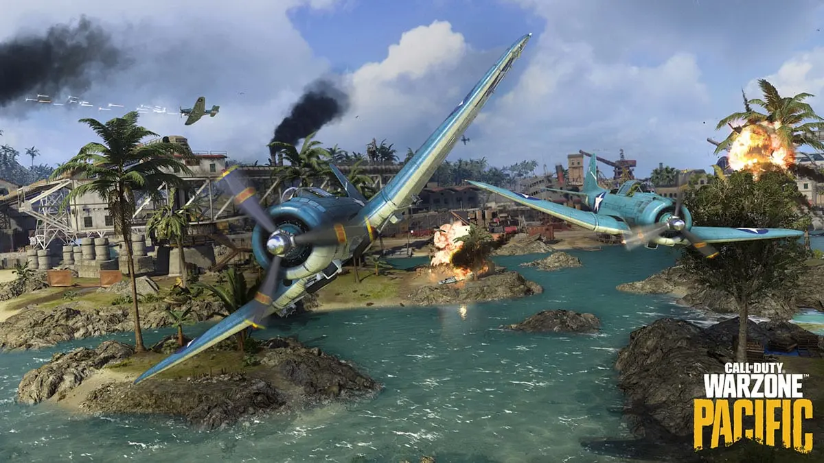 Warzone pacific planes