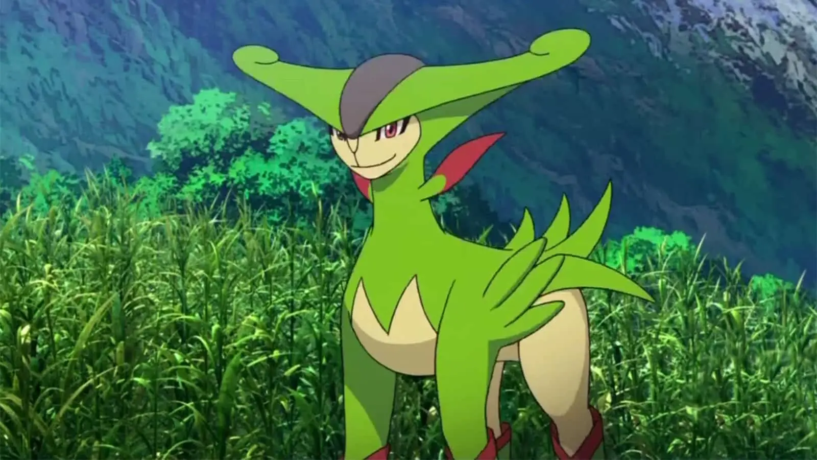 Virizion in the Pokemon anime