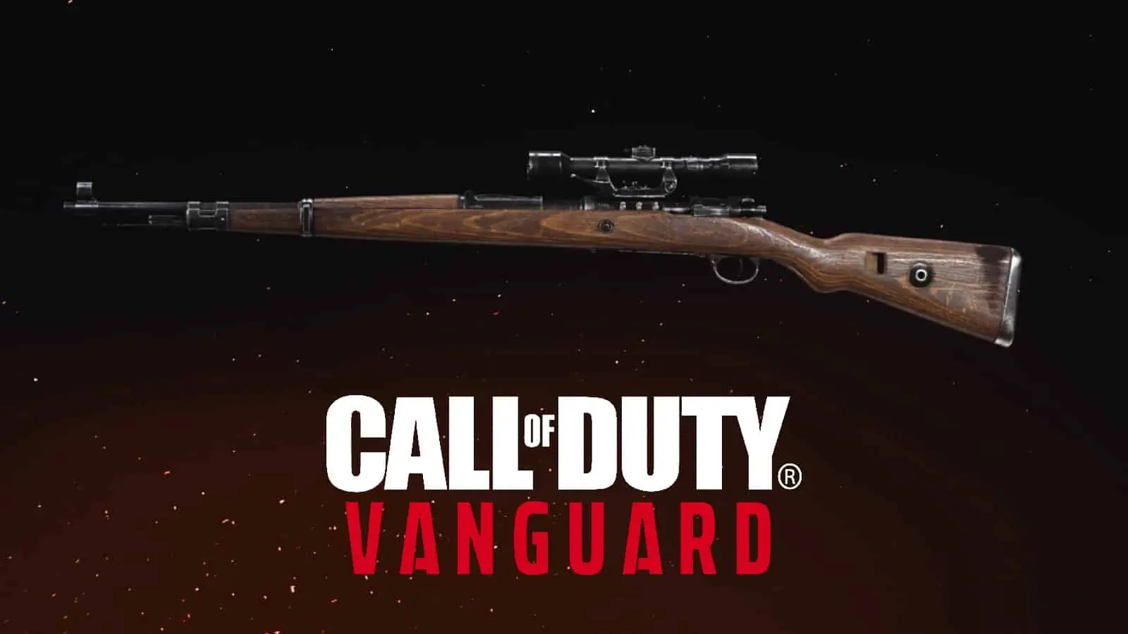 kar98 with cod vanguard logo