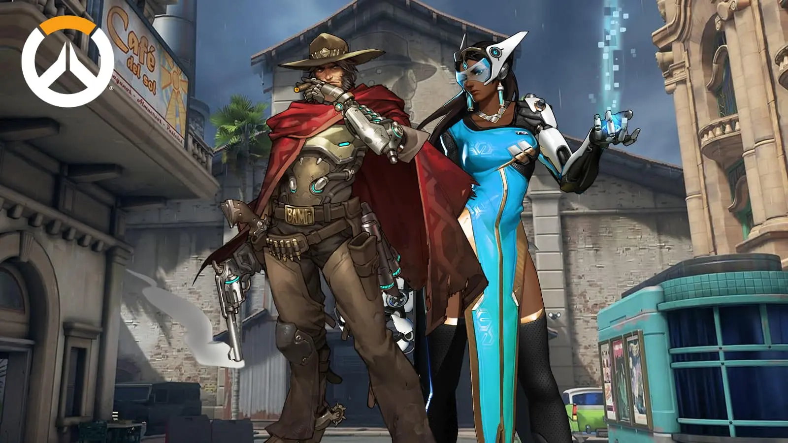 overwatch cassidy symmetra stand on havana