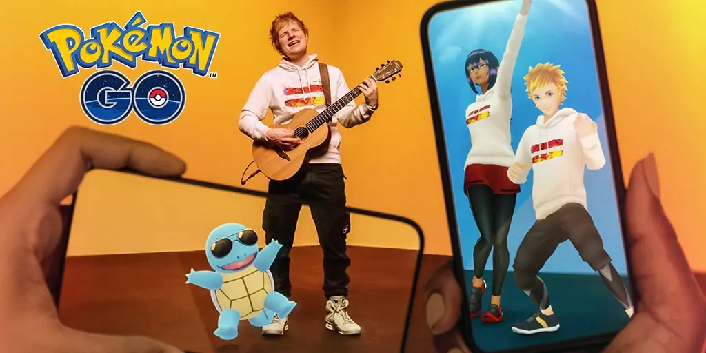 ed sheeran pokemon go squirtle squad