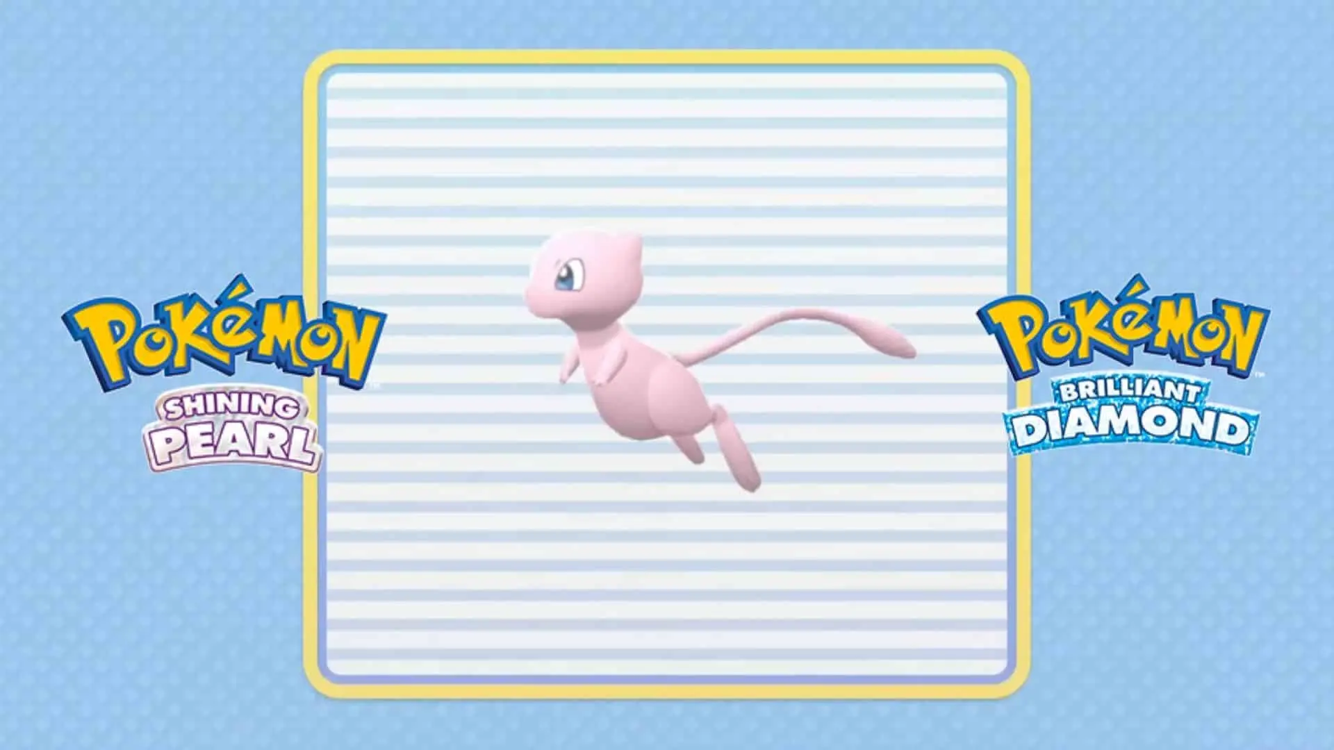 Gift pokemon mew in pokemon diamond and pearl