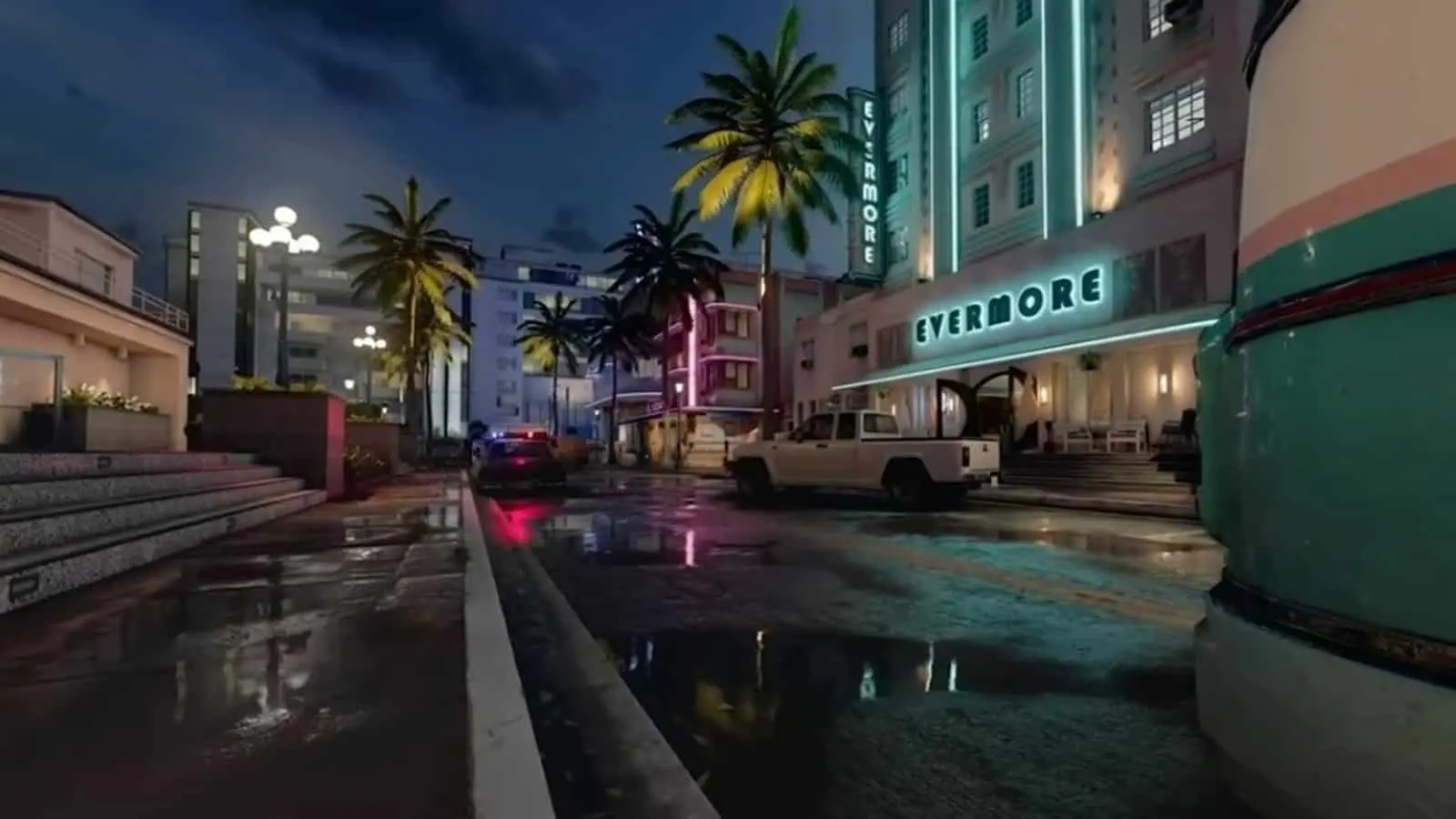 Image of Call of Duty Cold War multiplayer map, Miami