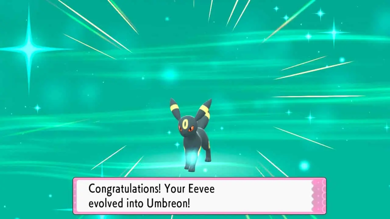 umbreon in pokemon brilliant diamond shining pearl