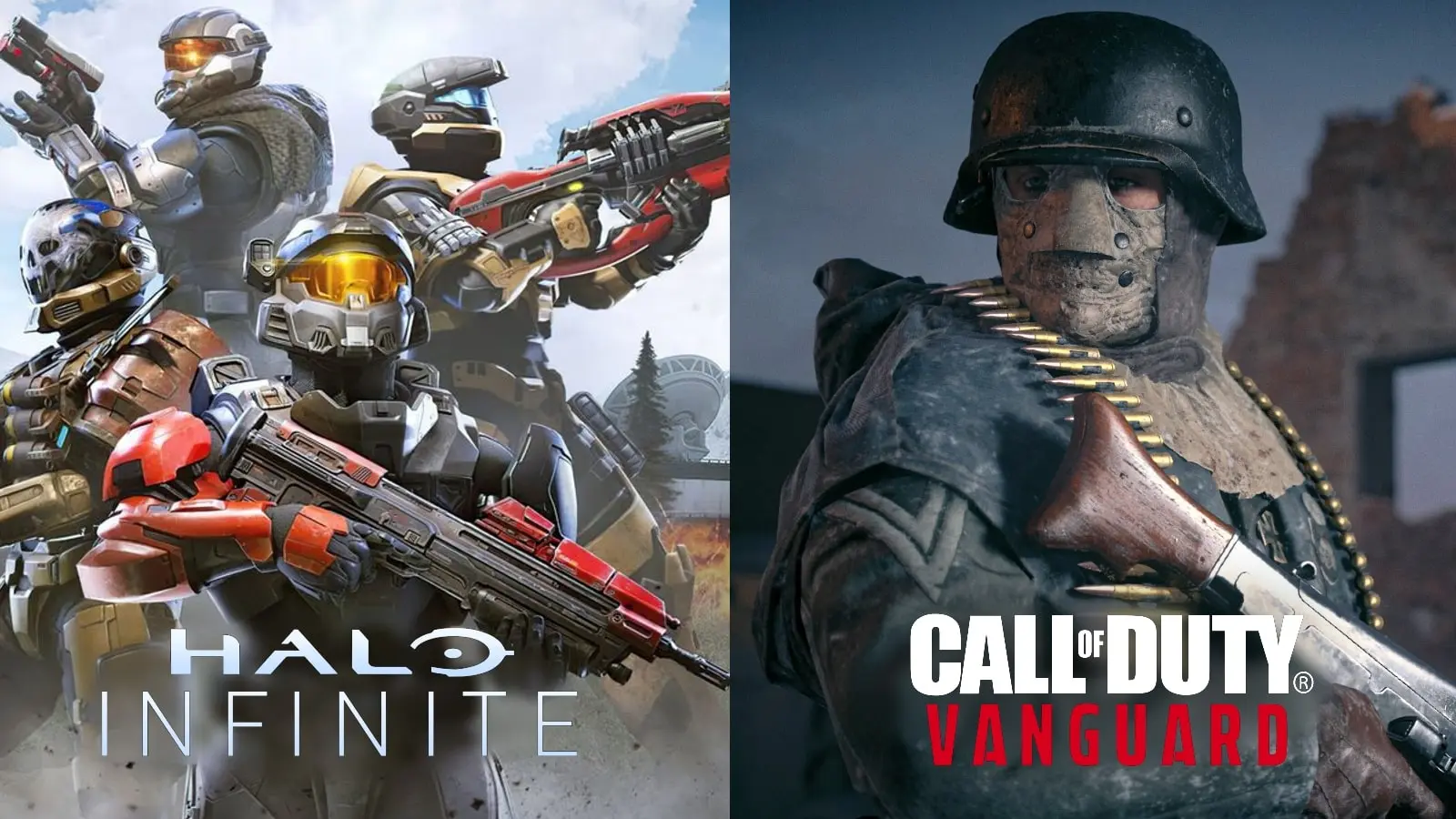 halo infinite and call of duty vanguard