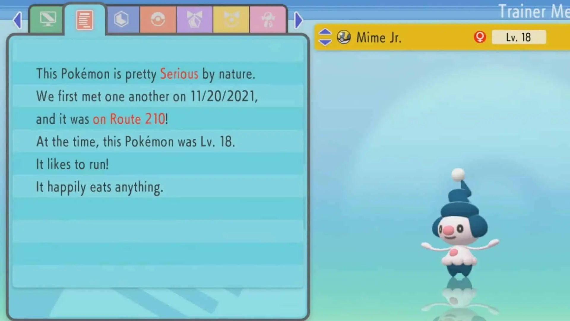 mime jr pokemon diamond pearl