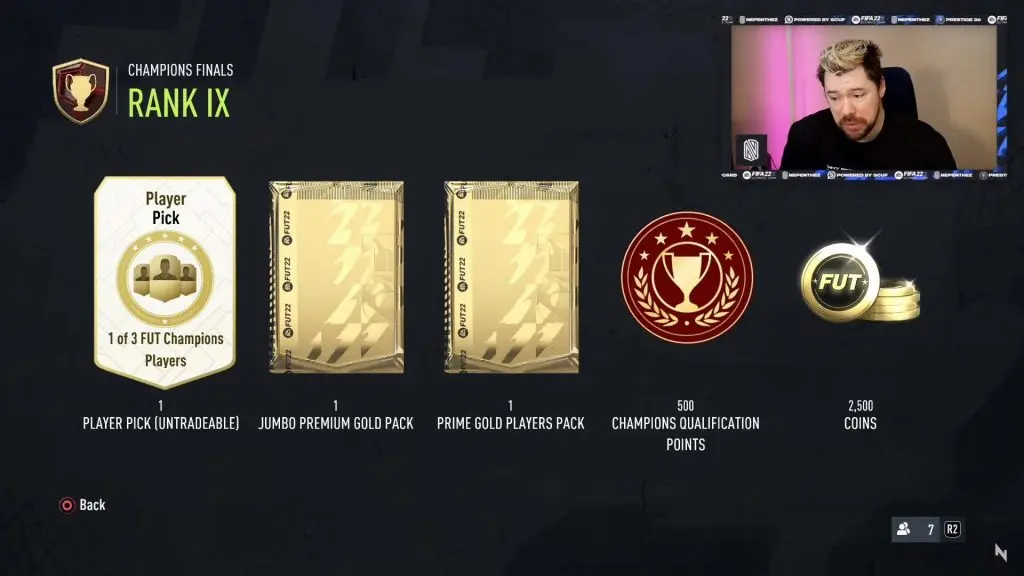 FUT Champs Rank 9 rewards