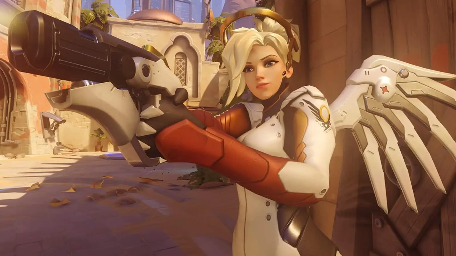 overwatch mercy with blaster