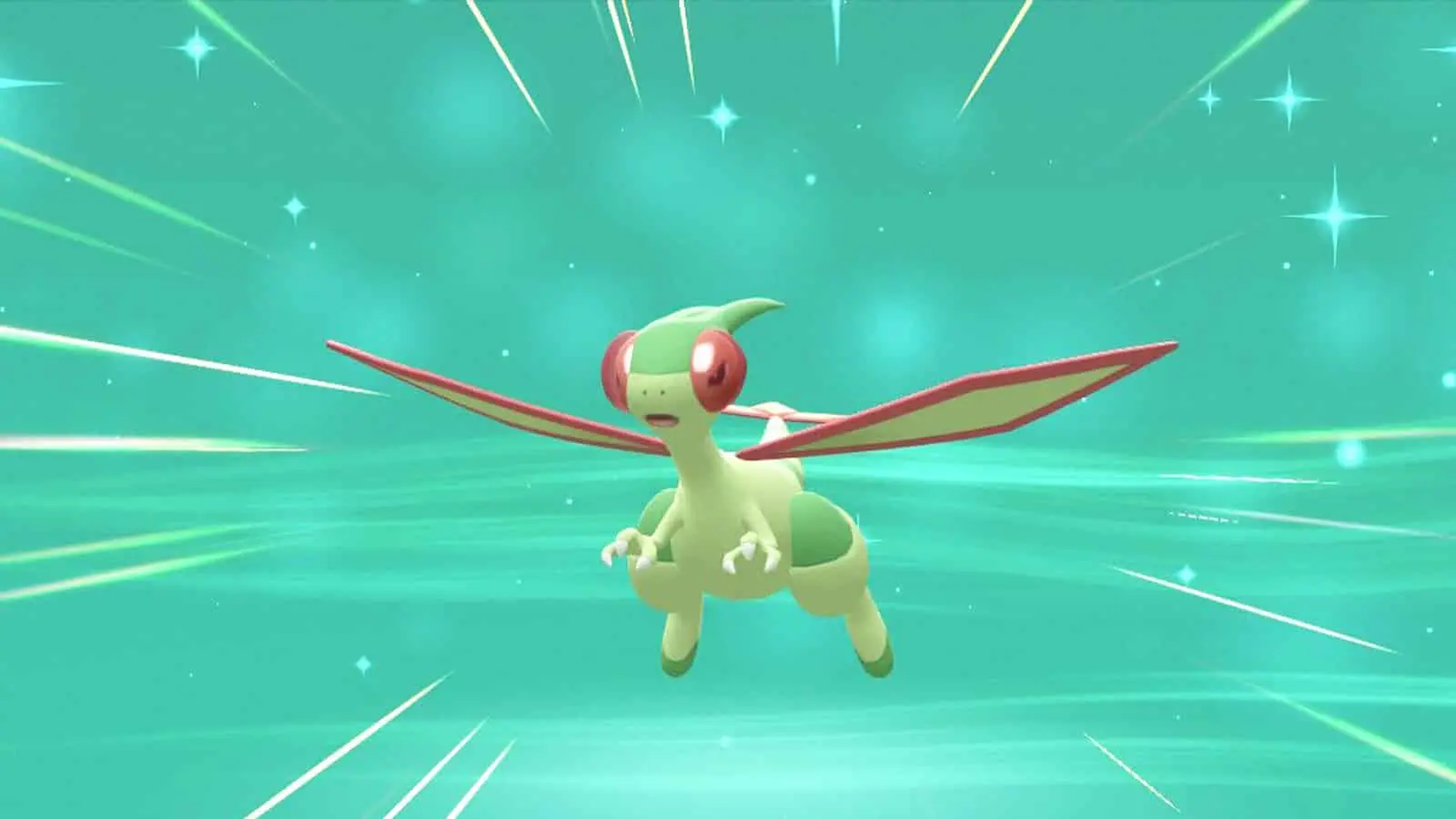 Pokemon Brilliant Diamond & Shining Pearl Flygon evolution screen