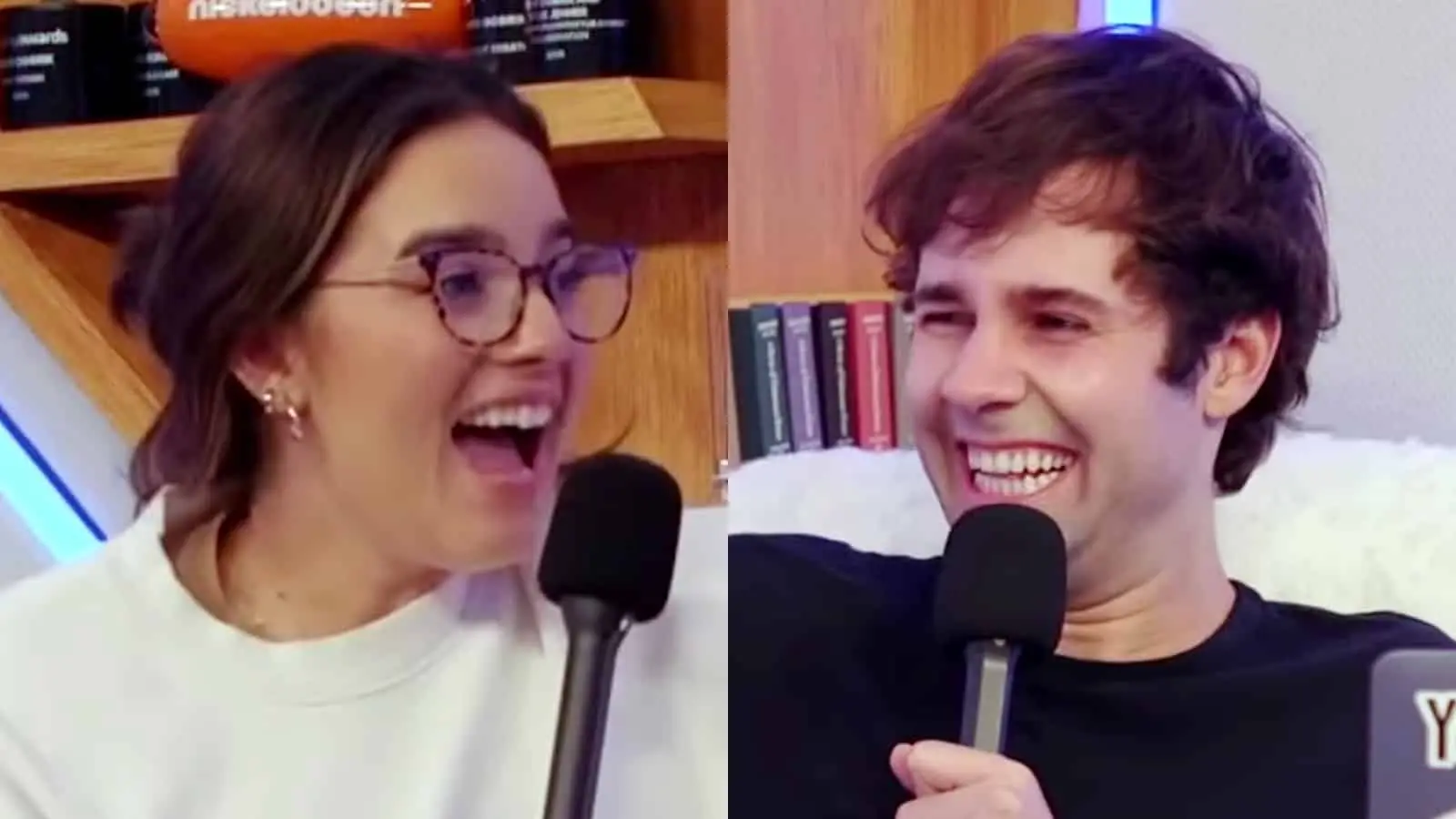 David Dobrik and Natalie Marideuna on the VIEWS podcast