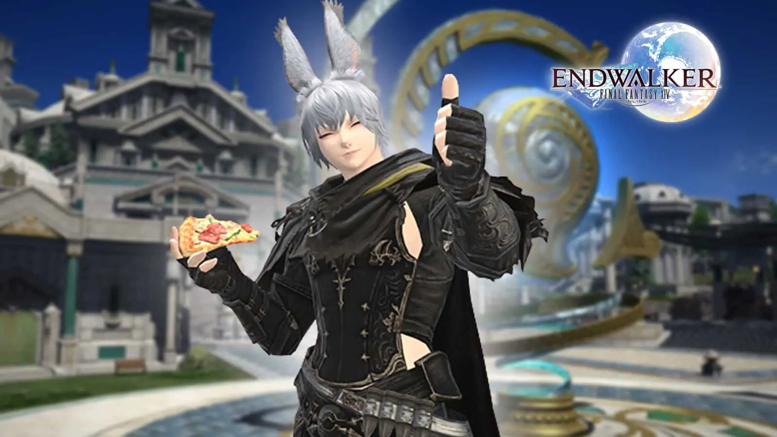 ffxiv grubhub pizza emote endwalker promotion