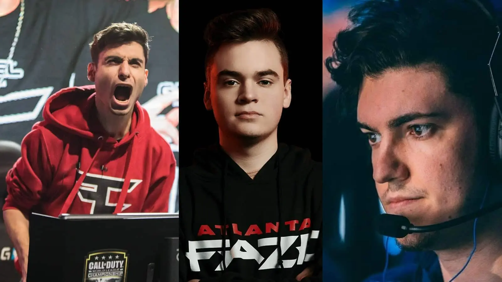 Images of ZooMaa, aBeZy, and Octane