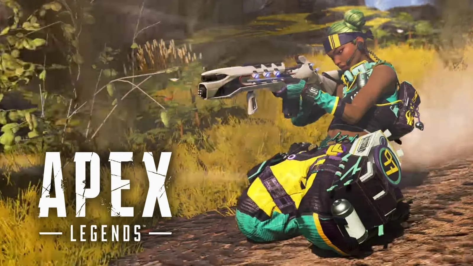 Lifeline sliding down hill in Apex Legends