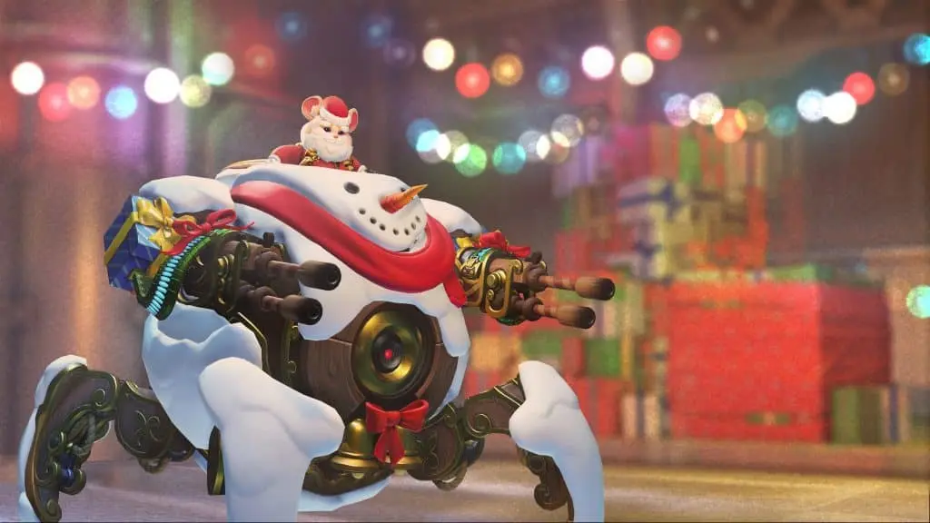 Overwatch Winter Wonderland 2021 Wrecking Ball skin