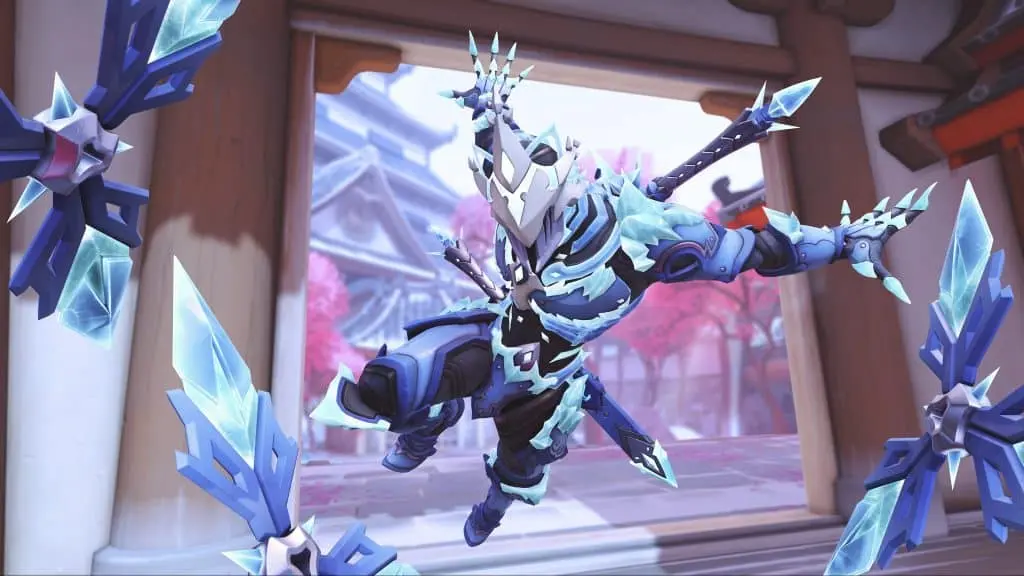 Overwatch Winter Wonderland 2021 Genji skin