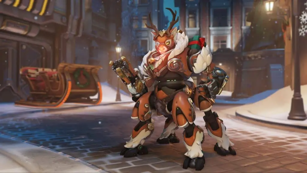 Overwatch Winter Wonderland 2021 Orisa skin