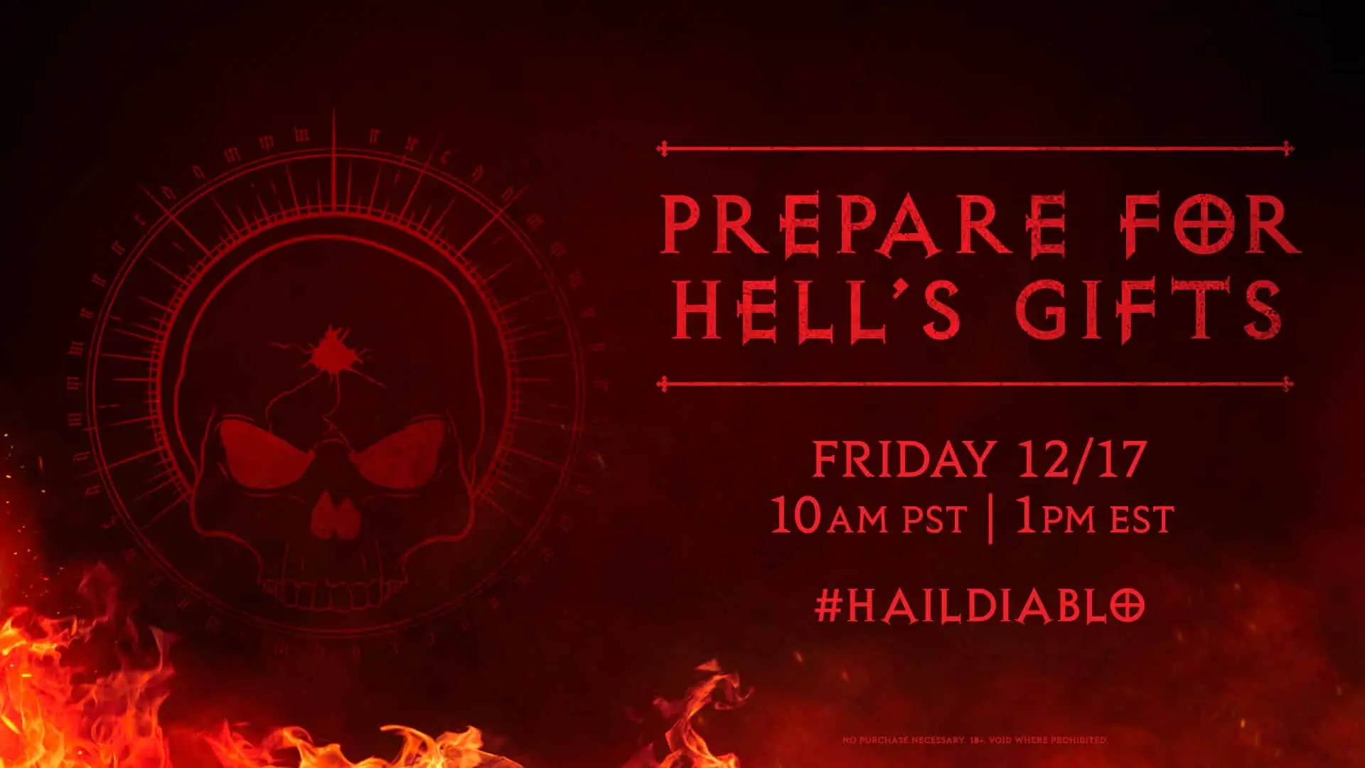 Prepare for Hell's Gift Diablo box giveaway art