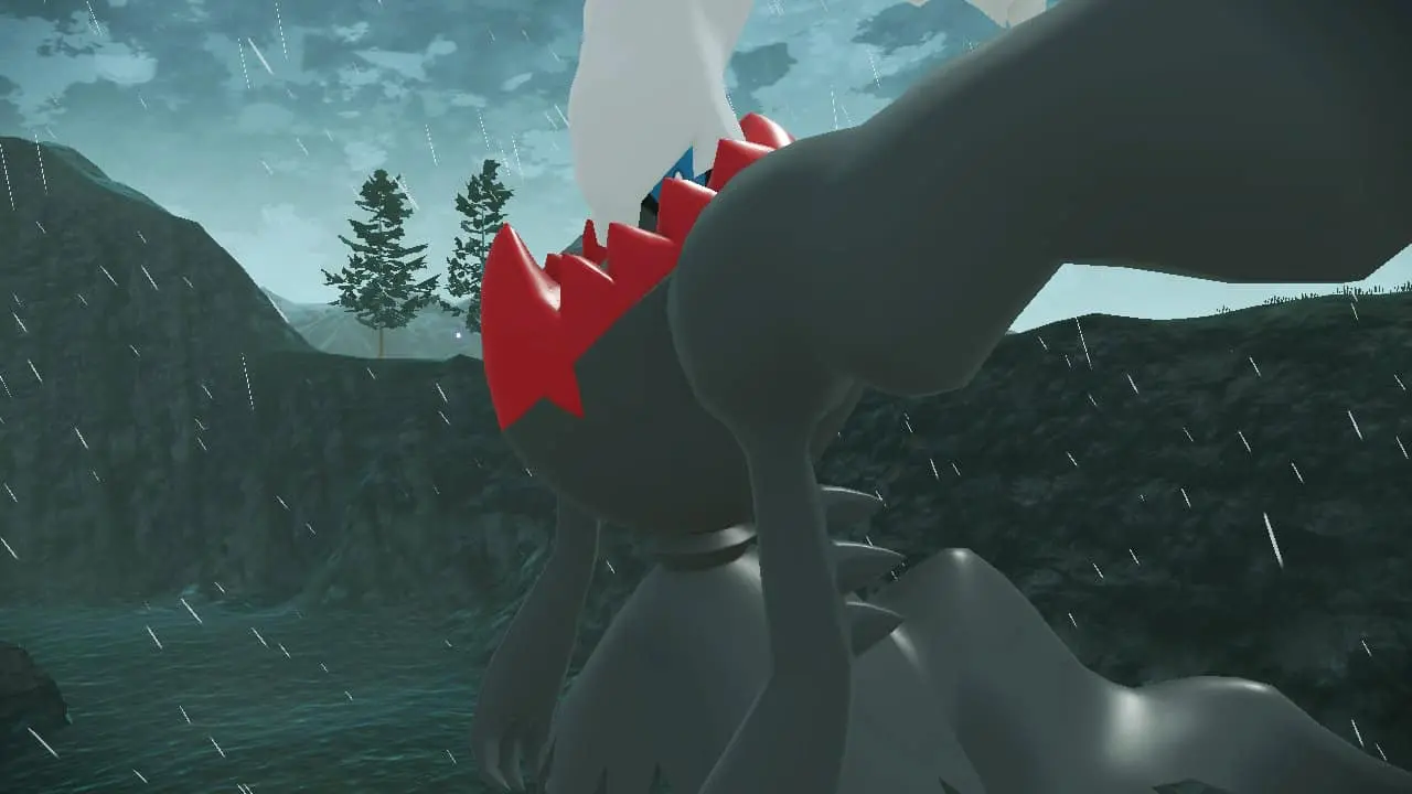 Pokemon Legends Arceus Mythical Darkria cutscene.