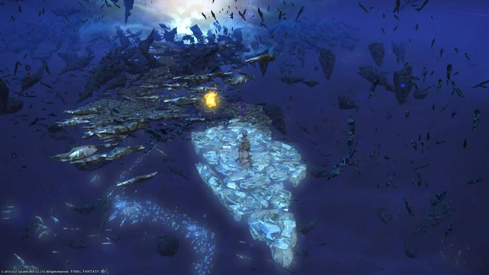 FFXIV screenshot showing the Aitiascope dungeon