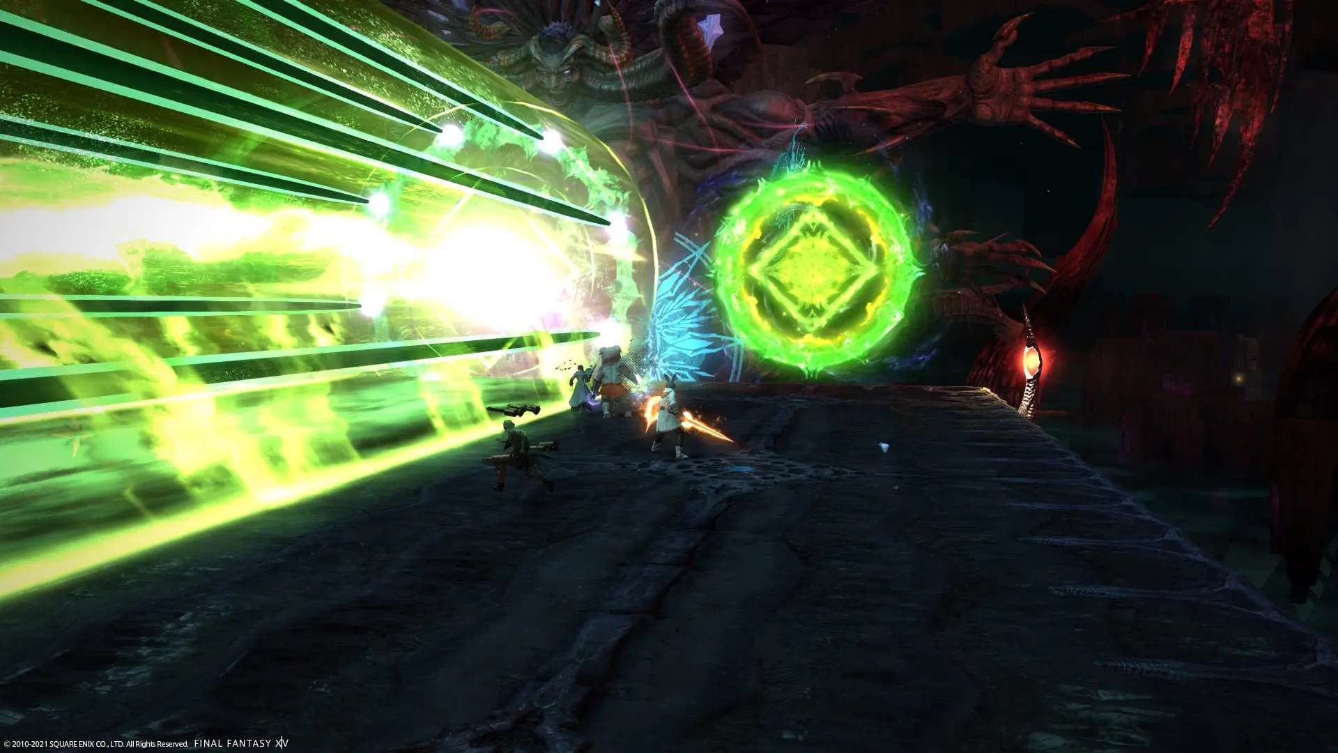 FFXIV screenshot showing the Dark Inside Trial