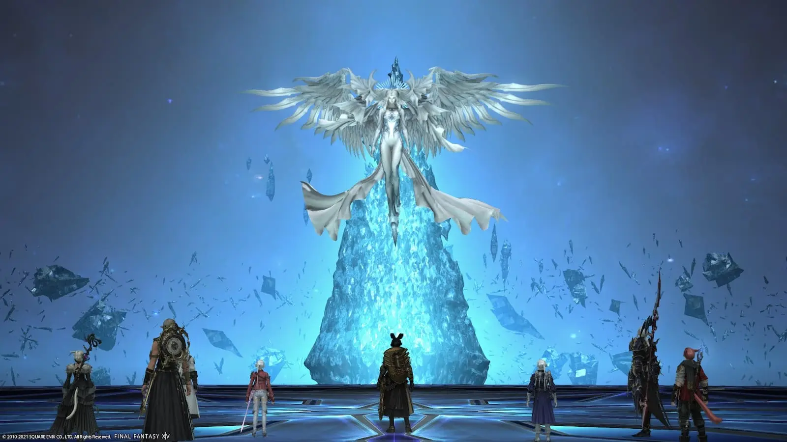 FFXIV screenshot showing the Mothercrystal Trial