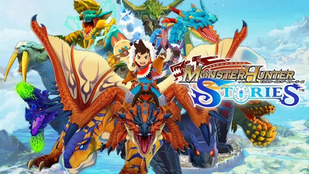 Monster Hunter Stories key art, one of the best Apple Arcade games