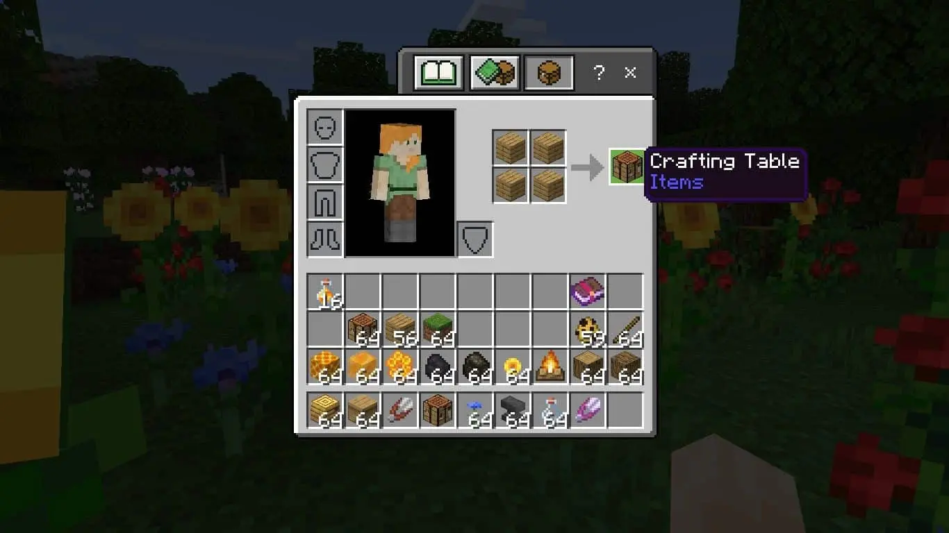 Harvesting honey in Minecraft