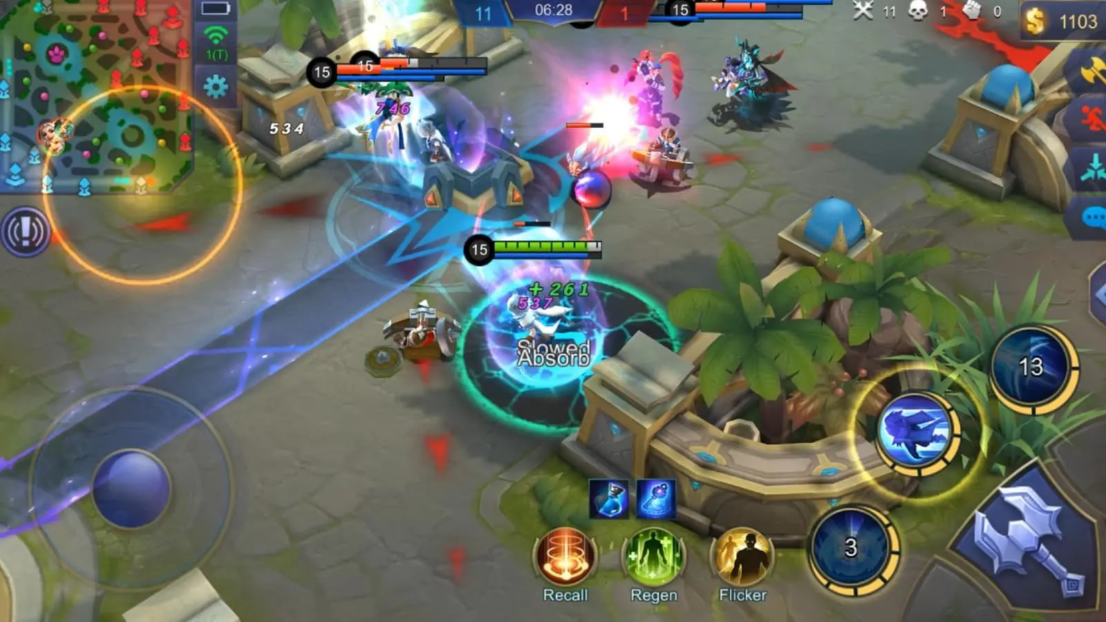 Mobile legends gameplay