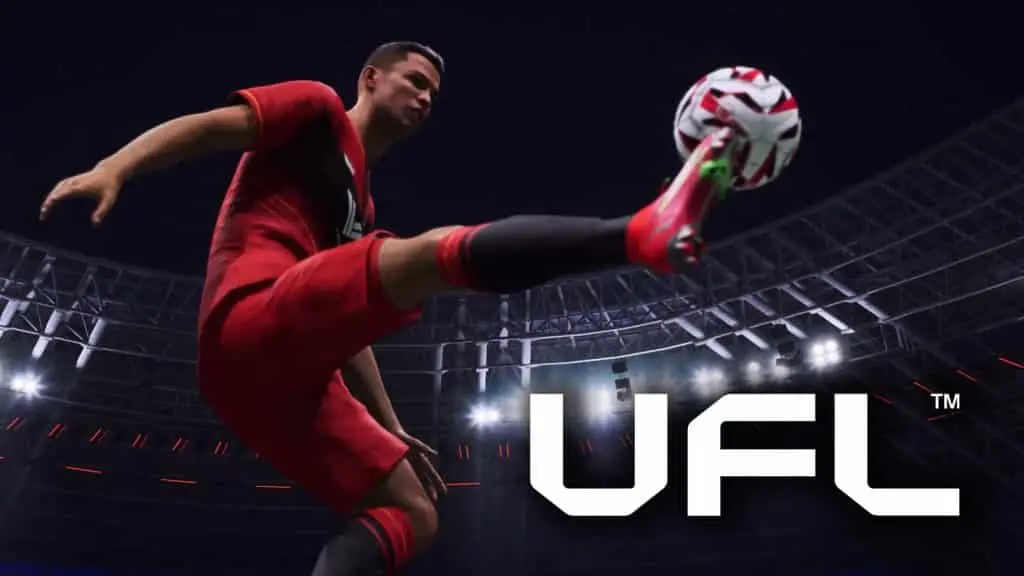 Cristiano Ronaldo collecting ball in UFL