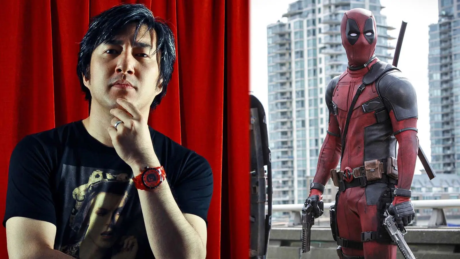 Suda51 with Deadpool