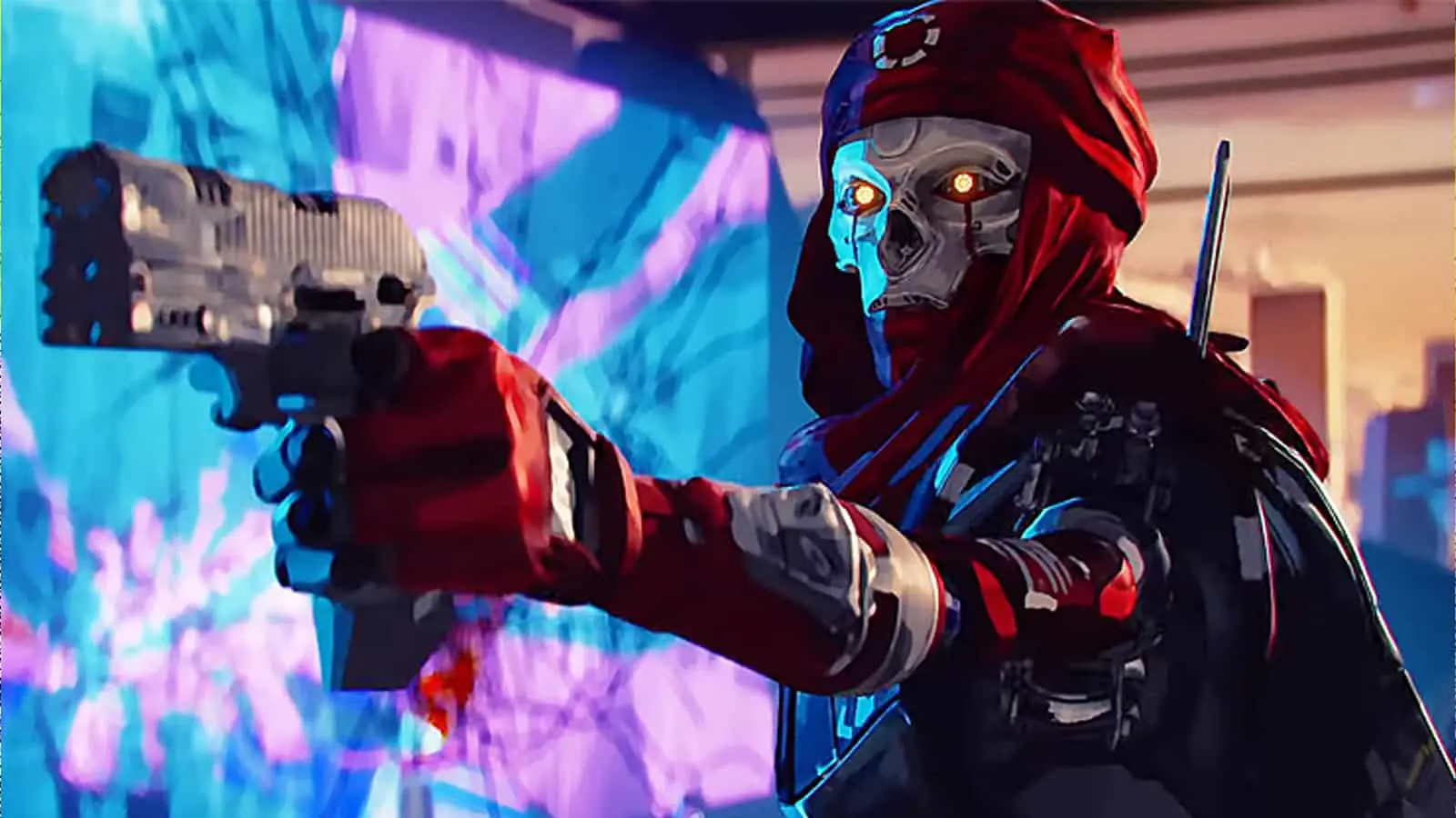 Apex Legends character with a gun