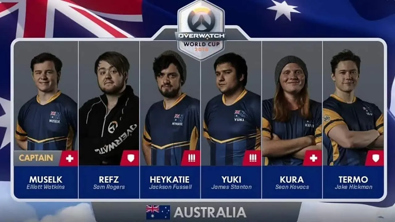 Muselk on the OWWC 2016 Australian team