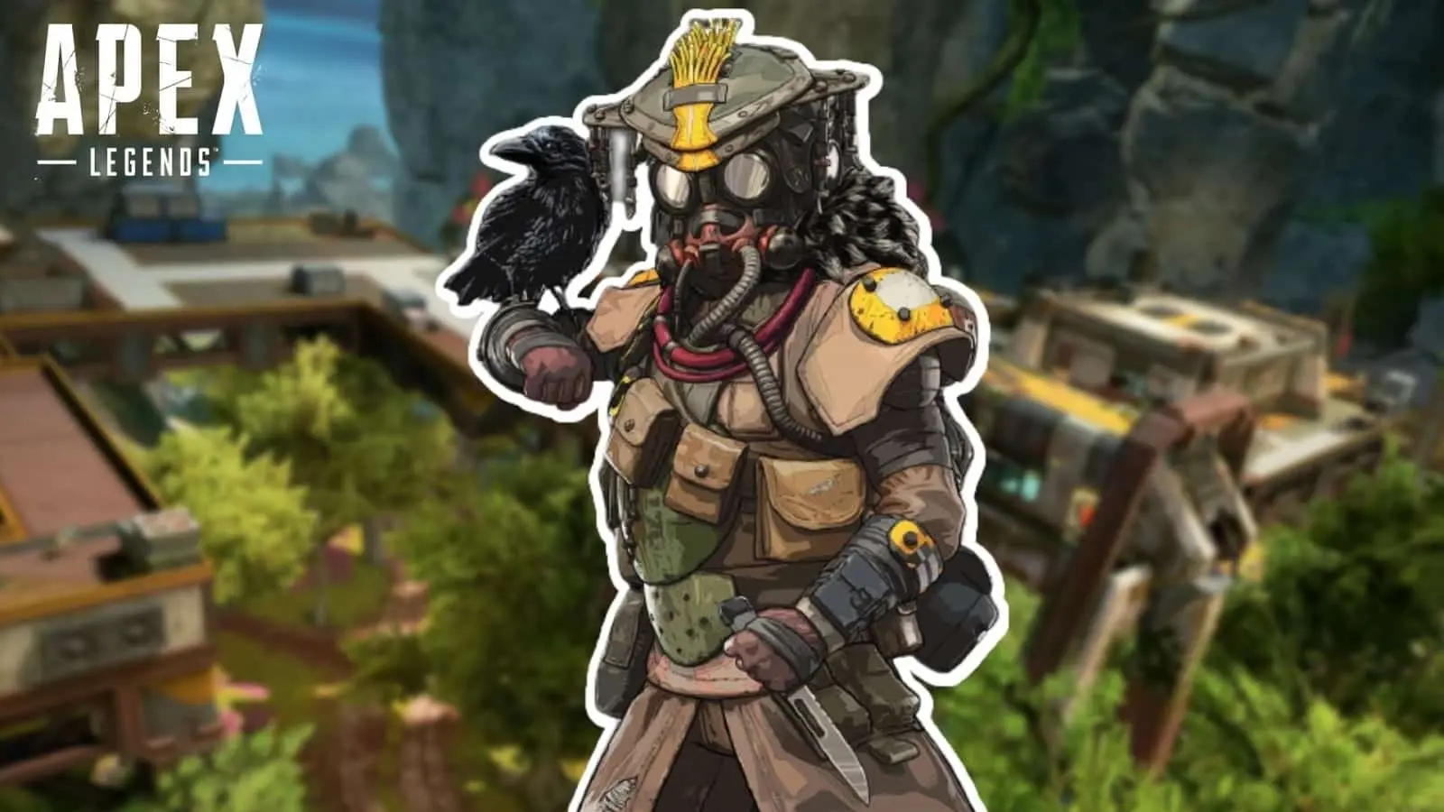 Bloodhound standing in Checkpoint POI Apex Legends