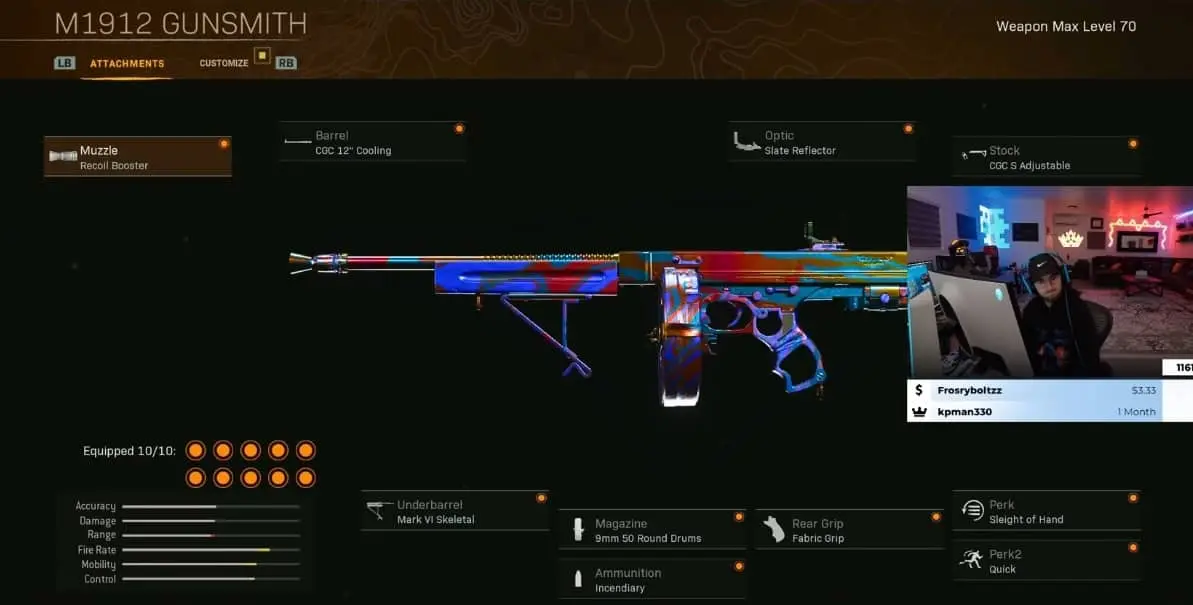 Tommy Gun Loadout Warzone