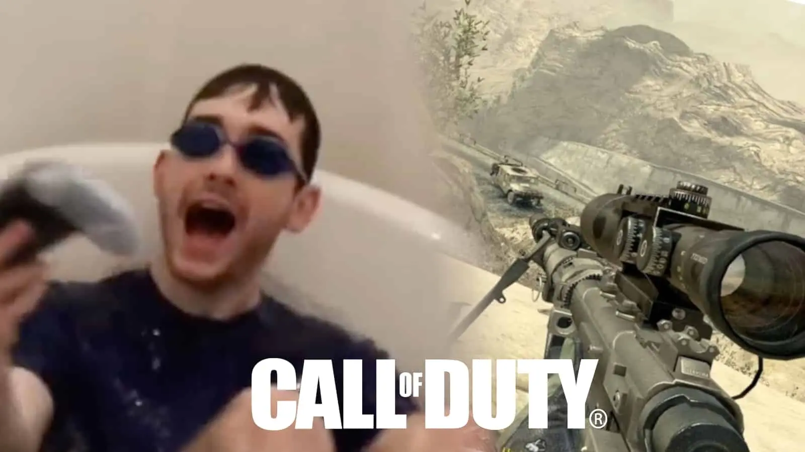 call of duty trickshotter underwater