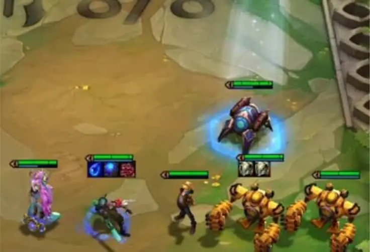 Innovator Scarab in TFT with Seraphine, Ekko, Ezreal, and Blitzcrank