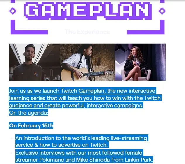 Pokimane on Twitch game plan