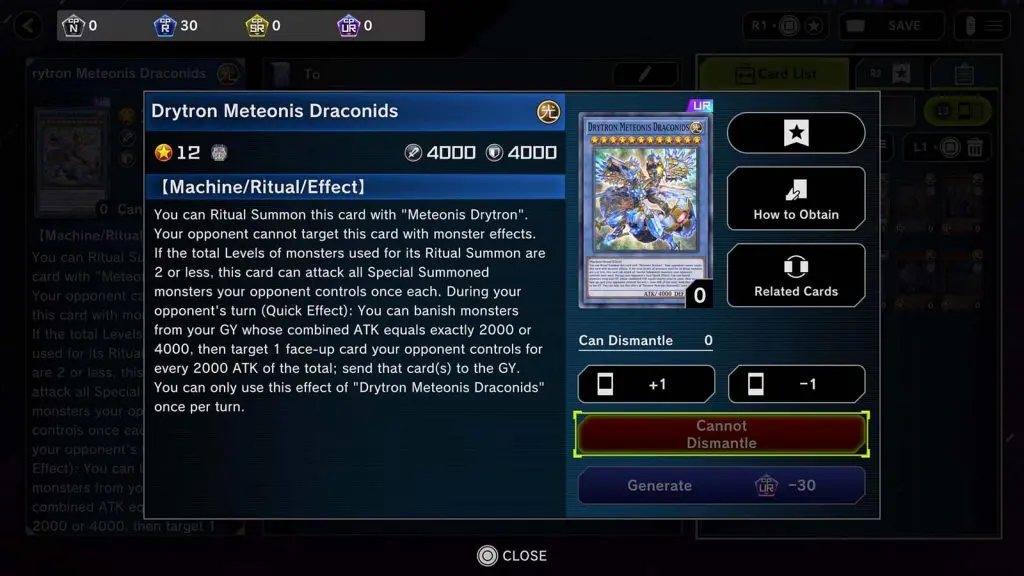 Drytron Meteonis Dracondis Master Duel