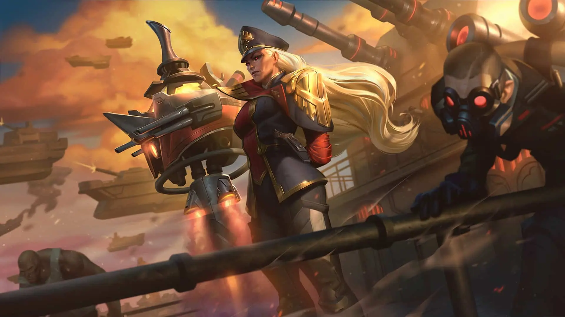 Admiral Glasc skin for Renata in League of Legends