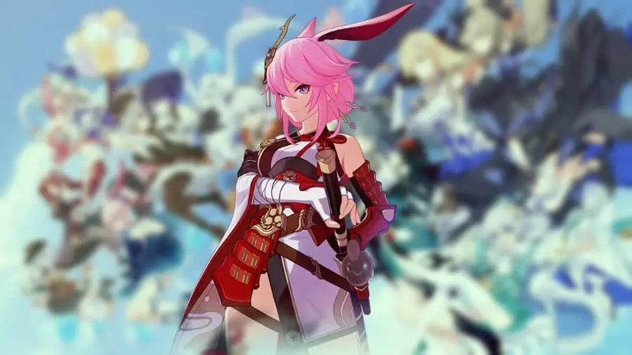 art for Yae Sakura from honkai impact