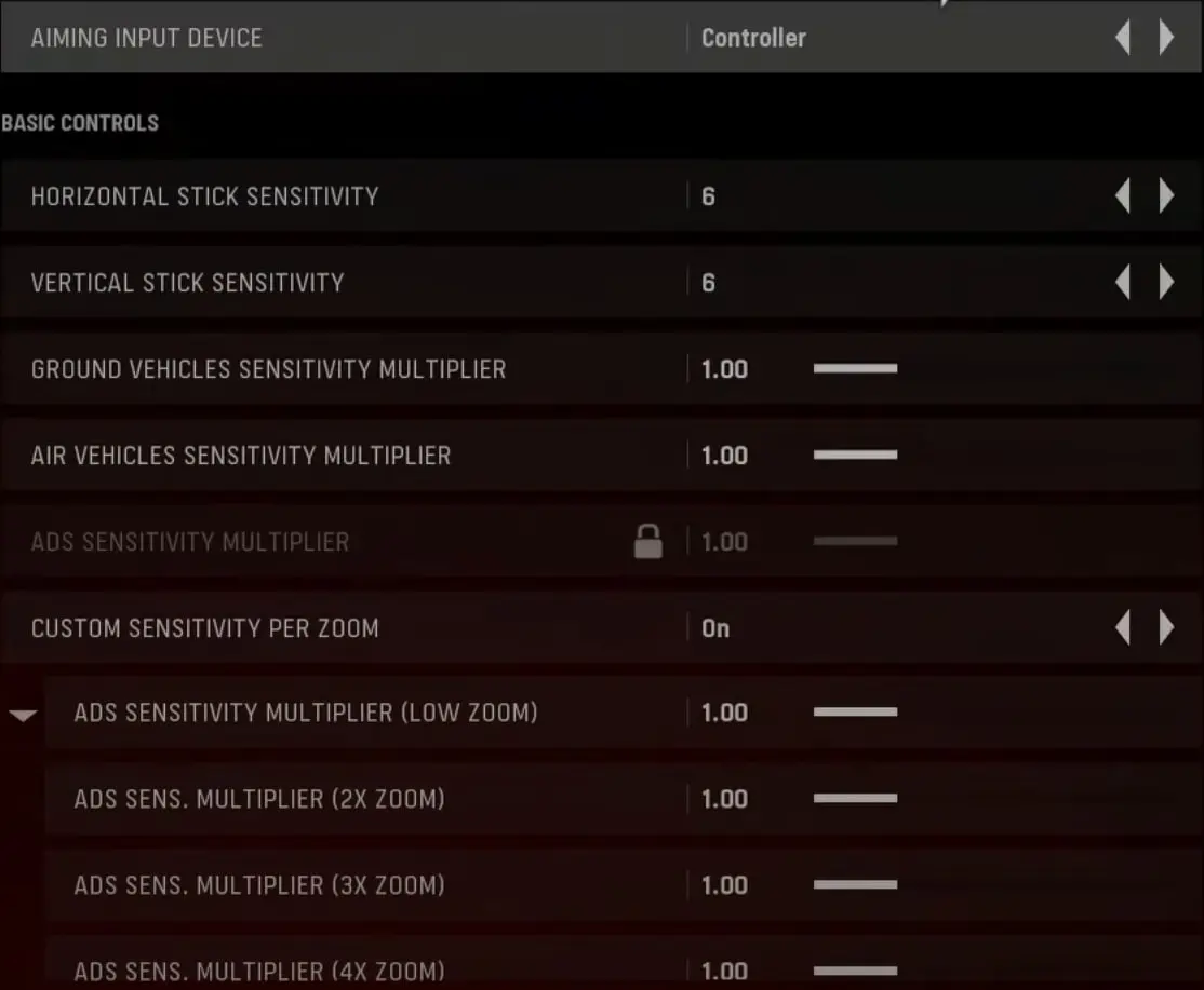 Crowder Controller Settings