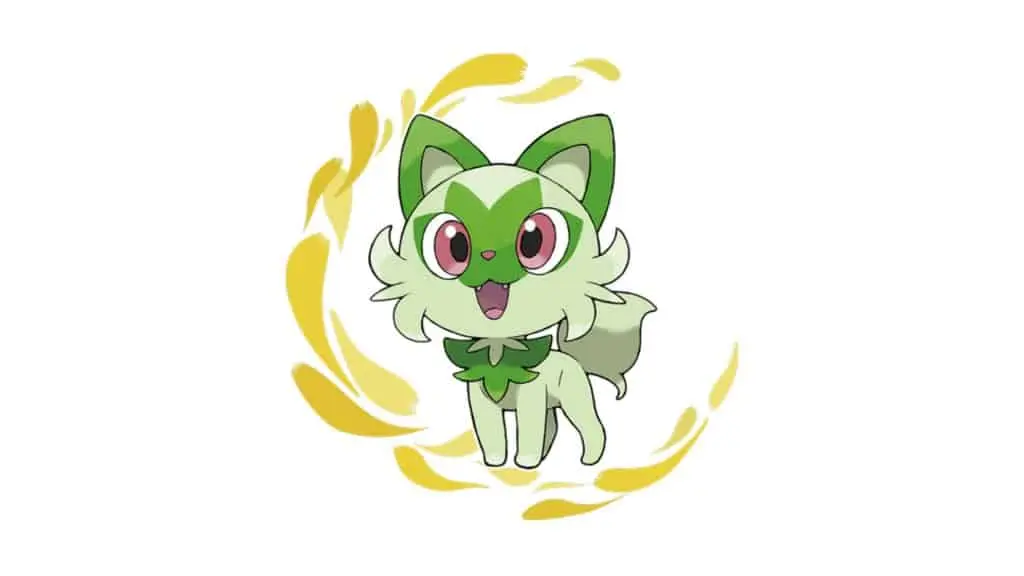 sprigatito in pokemon scarlet and violet