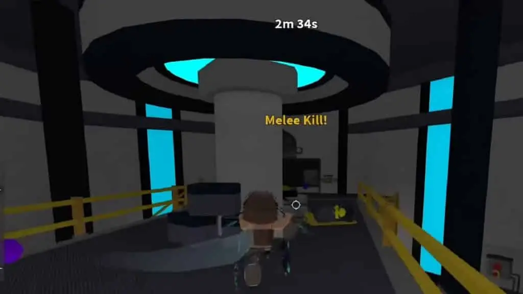 A gameplay screenshot of MM2 on Roblox.