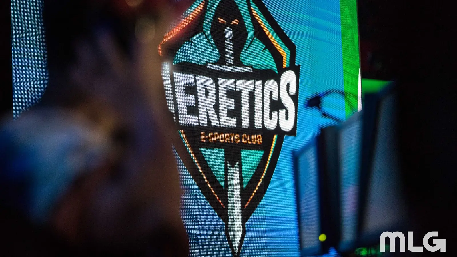 Heretics logo at MLG event