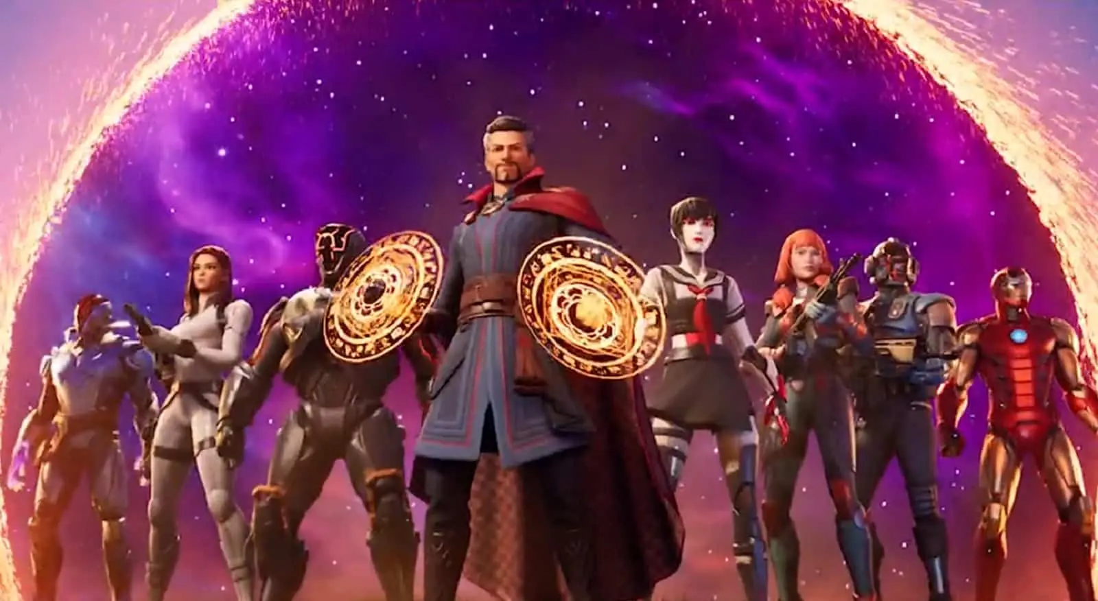 doctor strange and other battle pass skins in fortnite chapter 3