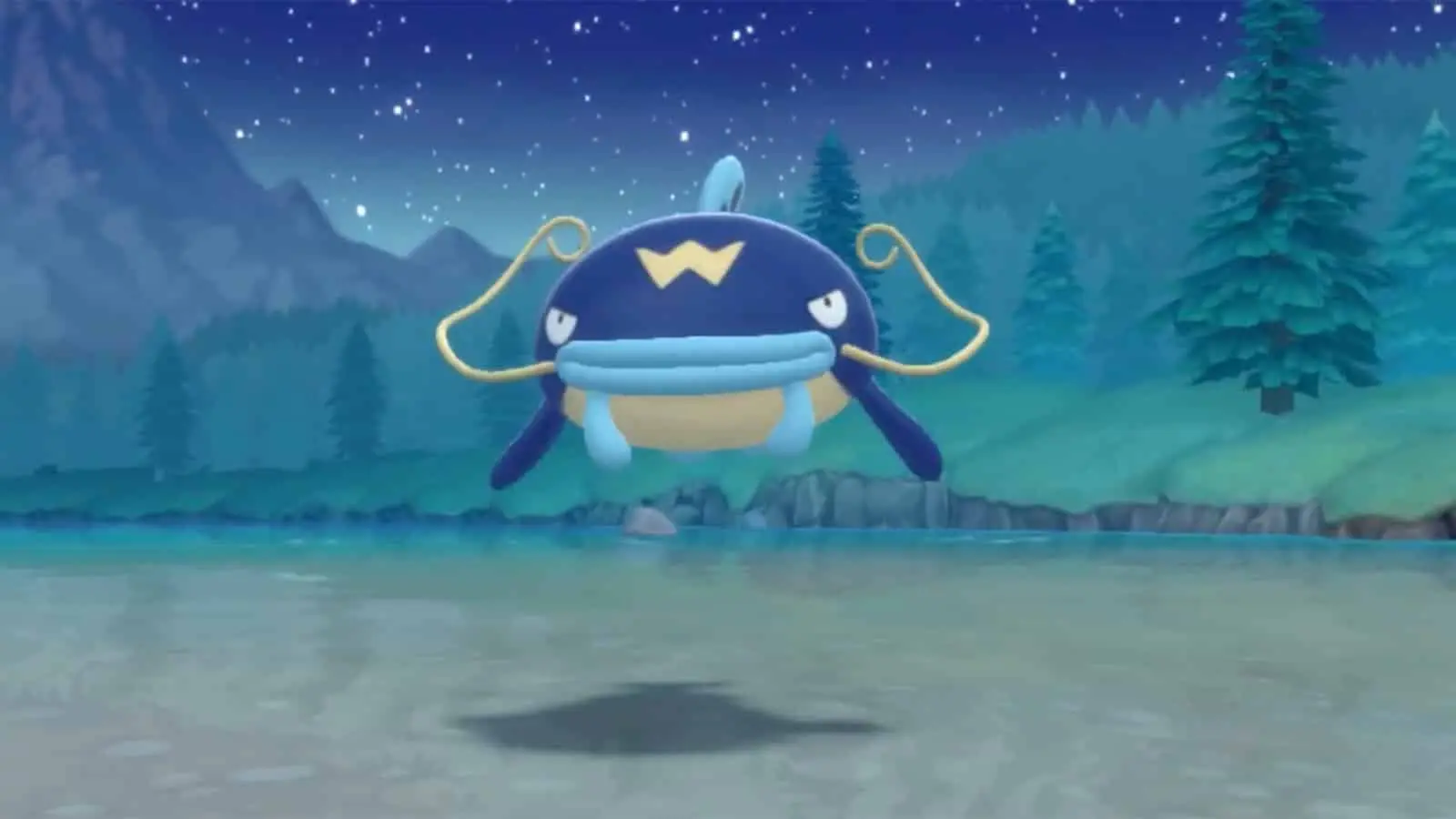 Whiscash in Pokemon Brilliant Diamond