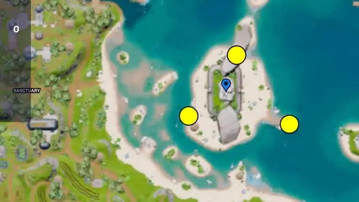 fortnite omni chips location map